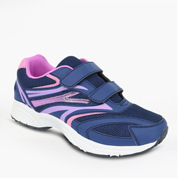 Shop Ladies Wide EE Fit Touch Fasten Trainer